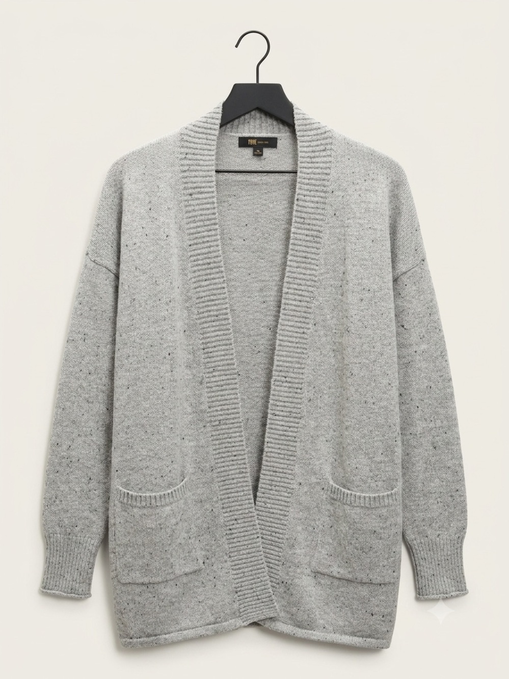 Frye Heather Gray Open-Front Women's Cardigan